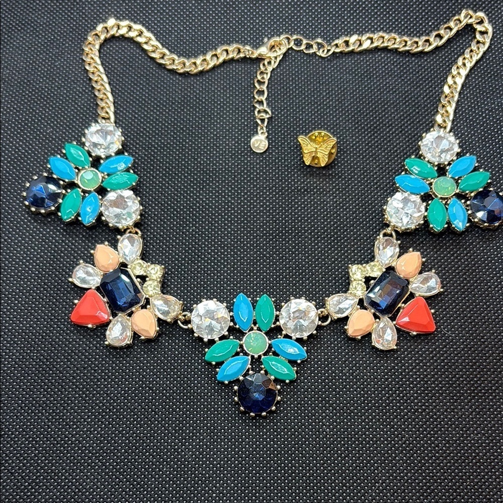 Fun Multicolor Statement Necklace - image 1